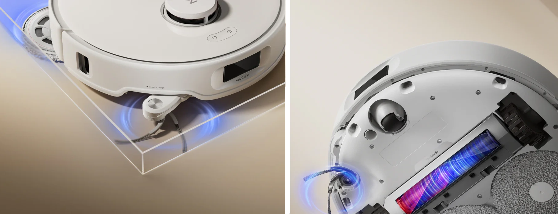 Roborock Qrevo Edge 5V1 dulkių siurblys - robotas, juoda, 13 nuotrauka